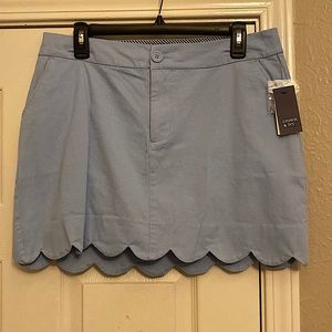 Light blue skirt with lining